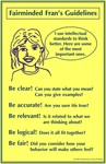 Fairminded Fran Poster