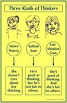 Three Kinds of Thinkers Poster