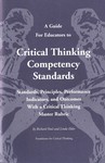 A Guide for Educators to Critical Thinking Competency Standards