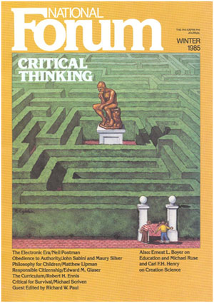 international conference on critical thinking and education reform A statement by michael scriven & richard paul presented at the 8th annual international conference on critical thinking and education reform, summer 1987 critical thinking includes a complex combination of skills. international conference on critical thinking and education reform A statement by michael scriven & richard paul presented at the 8th annual international conference on critical thinking and education reform, summer 1987 critical thinking includes a complex combination of skills.