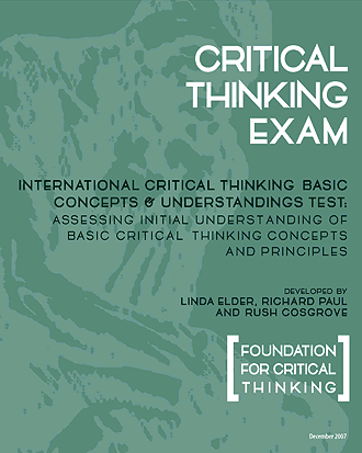 Critical thinking test sample