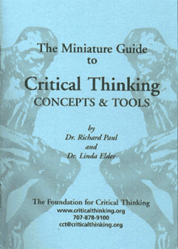 The miniature guide to critical thinking concepts and tools download